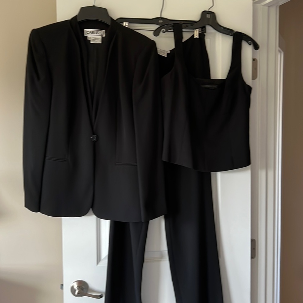 Carlisle Black 3 piece Suit.